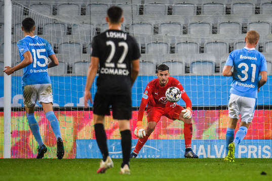 Goalkeeper Marko Johansson of Malmö FF