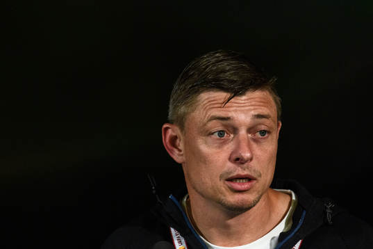 Jon Dahl Tomasson, head coach of Malmö FF at the press