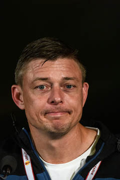 Jon Dahl Tomasson, head coach of Malmö FF at the press