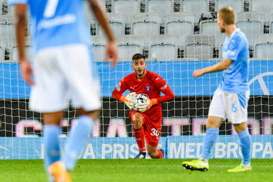 Goalkeeper Marko Johansson of Malmö FF