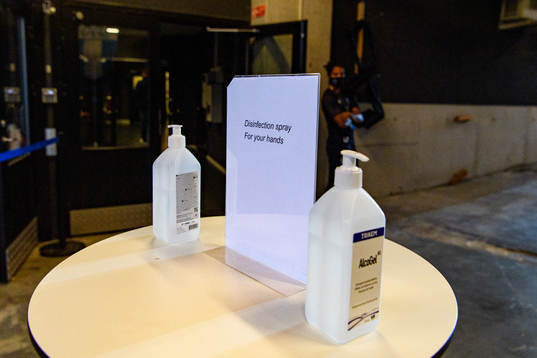 Reminders to disinfect your hands