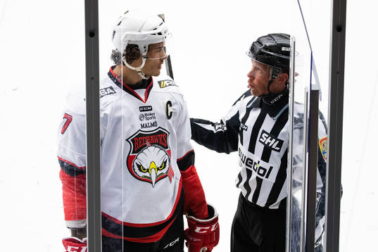 Malmö Redhawks Oliver Lauridsen får lämna isen