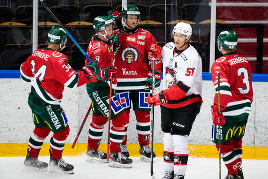 Frölundas Mattias Norlinder jublar
