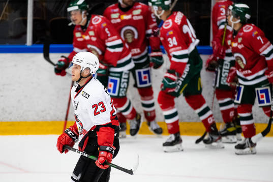 Malmö Redhawks Christoffer Forsberg deppar