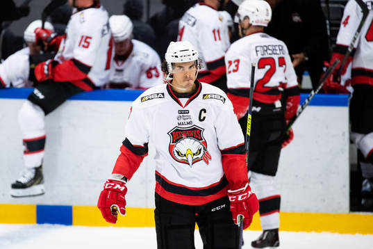 Malmö Redhawks Oliver Lauridsen deppar