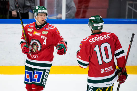 Frölundas Nicklas Lasu jublar