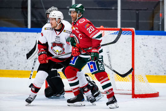 Malmö Redhawks Jesper Jensen Aabo och Frölundas Joel