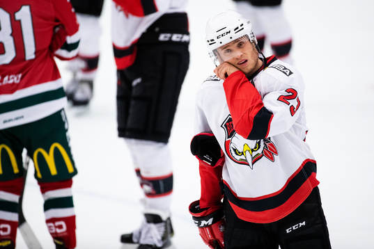 Malmö Redhawks Christoffer Forsberg deppar