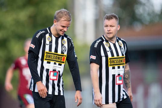 Landskronas Jonathan Asp och Niklas Nielsen