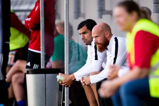 Landskronas assisterande tränare Max Mölder