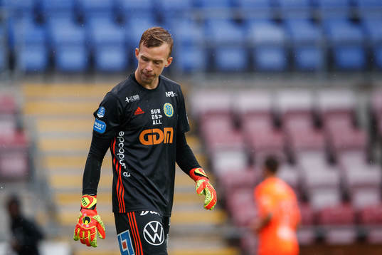 Sundsvalls målvakt Andreas Andersson deppar