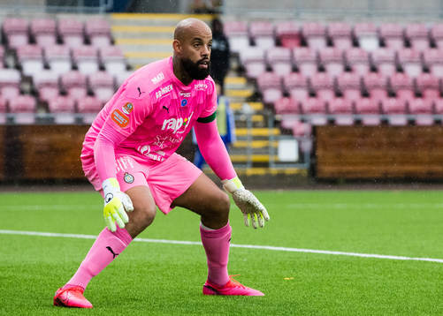 AFC Eskilstunas målvakt Joshua Wicks
