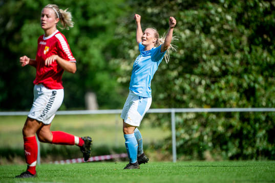 Malmö FFs Madeleine Hejde jublar