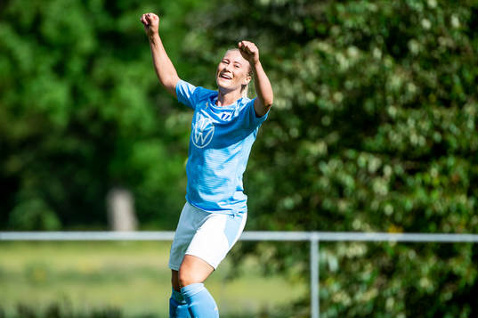 Malmö FFs Madeleine Hejde jublar