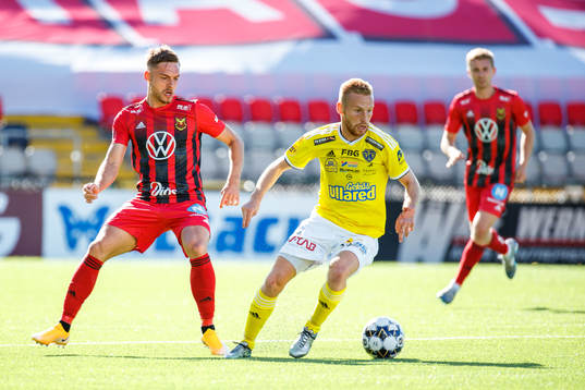 Östersunds Felix Hörberg och Falkenbergs Tobias Englund