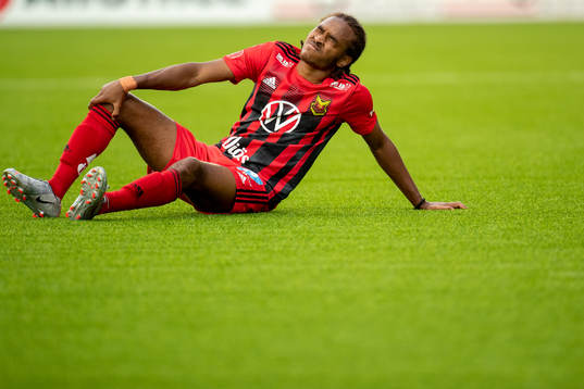 Östersunds Francis Jon-Baptiste  har ontunder