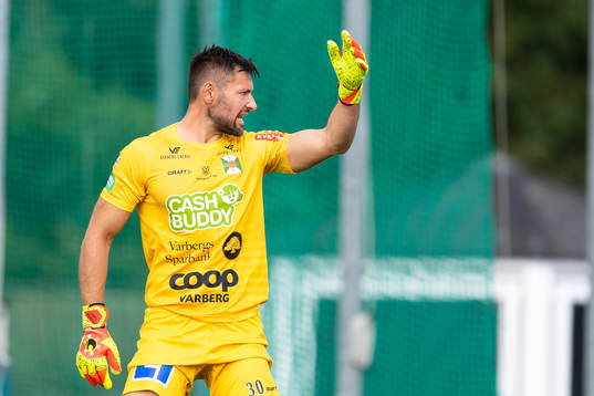 Varbergs målvakt Stojan Lukic