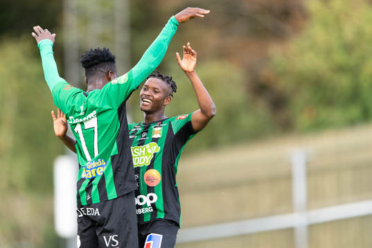 Varbergs Adama Fofana jublar