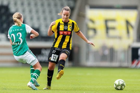 Zeniths Sophia Kellström och Häckens Emelie Pettersson