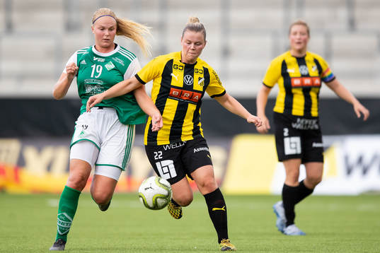 Zeniths Sandra Mannerstråle och Häckens Malin Rönnkvist
