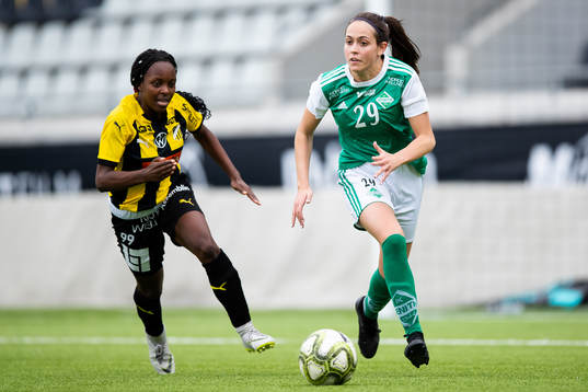 Häckens Brendah Henrysson och Zeniths Victoria Klimovska