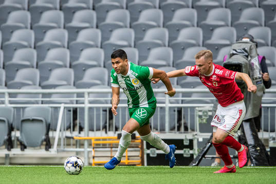Hammarbys Paulinho och Kalmars Isak Jansson