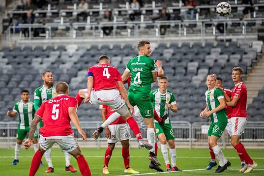 Hammarbys Richard Magyar gör 1-0