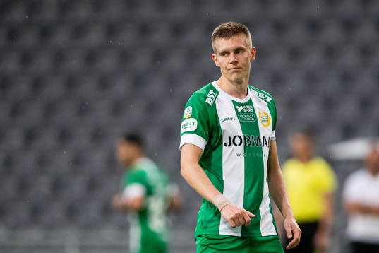 Hammarbys Aron Johansson deppar