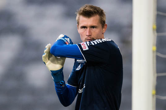 Kalmars målvakt Tobias Andersson