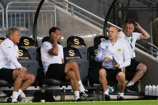Hammarbys assisterande tränare Joachim Björklund och
