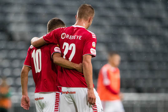 Kalmars Filip Sachpekidis och Alexander Ahl Holmström