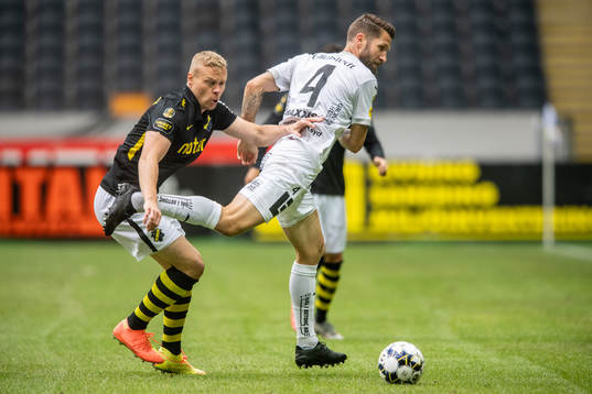 s Kolbeinn Sigthorsson och Häckens Joona Toivio