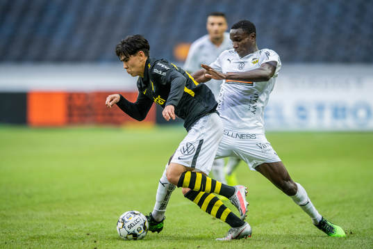 s Eric Kahl och Häckens Godswill Ekpolo