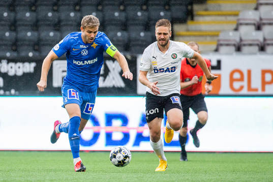 IFK Norrköpings Christoffer Nyman och Örebros Johan