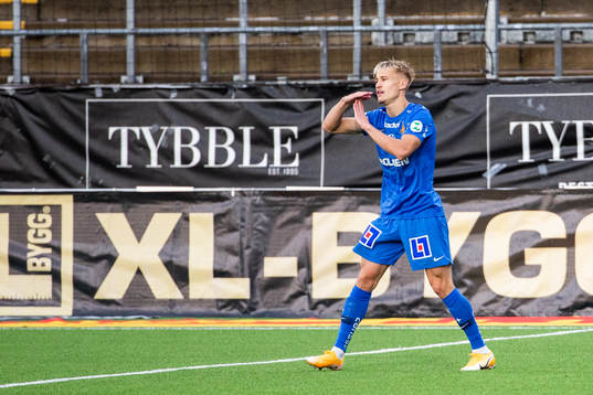 IFK Norrköpings Pontus Almqvist jublar