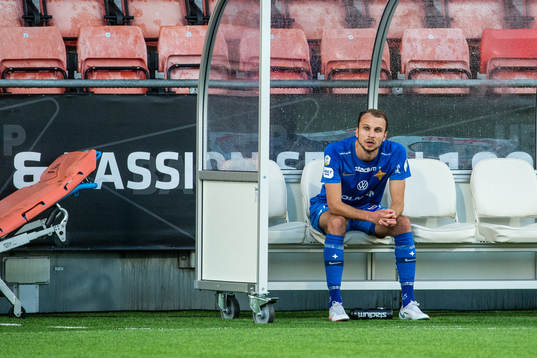 IFK Norrköpings Lars Krogh Gerson deppar