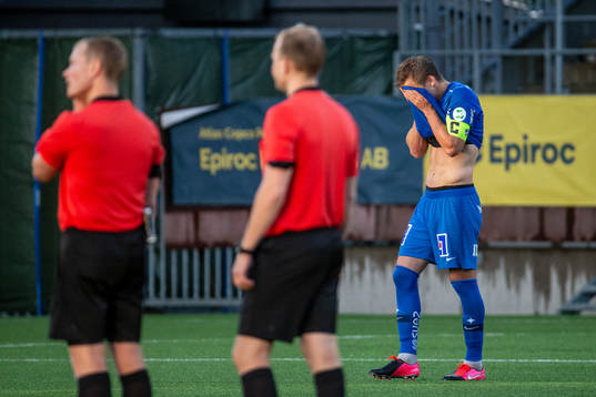 IFK Norrköpings Christoffer Nyman deppar