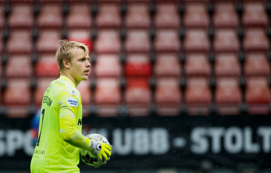 IFK Norrköpings målvakt Isak Pettersson