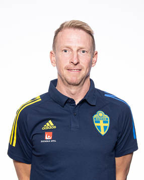 Fredrik Larsson, sjukgymnast för Sveriges fotbollslandslag