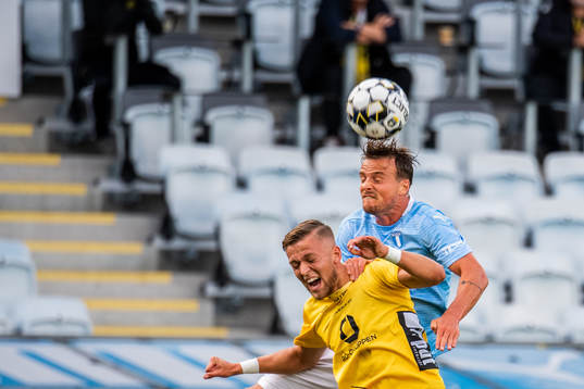 Elfsborgs Rasmus Alm och Malmö FFs Eric Larsson