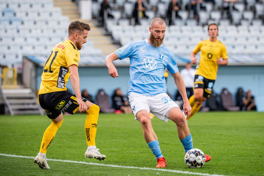 Elfsborgs Rasmus Alm och Malmö FFs Jo Inge Berget