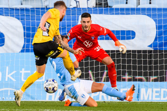 Malmö FFs målvakt Marko Johansson