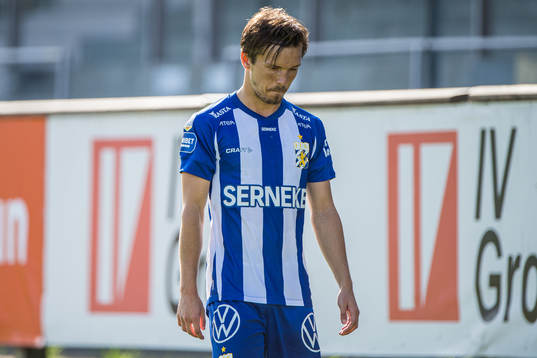 IFK Göteborgs Patrik Karlsson Lagemyr  deppar
