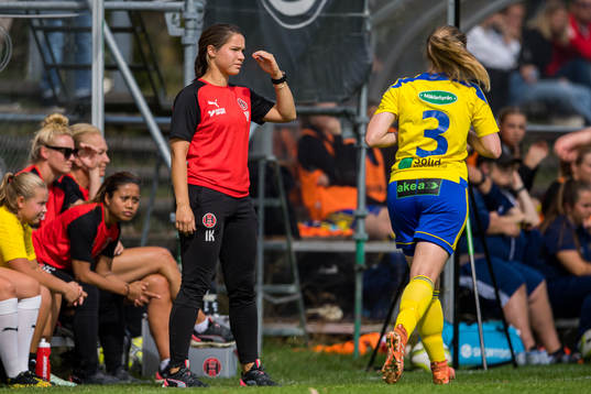Hittarps tränare Ieva Kibirkstis