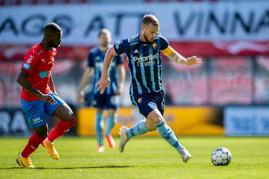 Helsingborgs Mohammed Abubakari och Djurgårdens Jesper