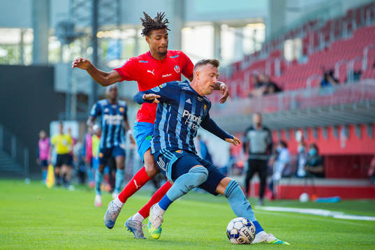 Helsingborgs Joseph Ceesay och Djurgårdens Fredrik Ulvestad