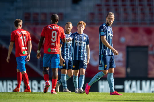Djurgårdens Emir Kujovic deppar