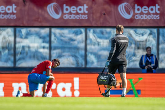Helsingborgs Joseph Ceesay får läkarvård