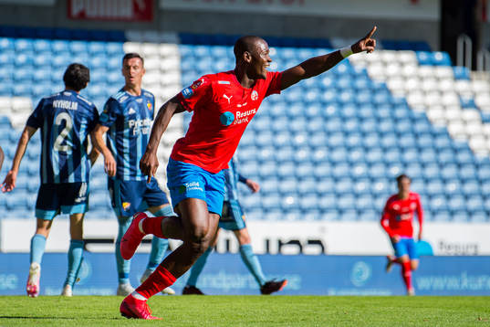 Helsingborgs Alhaji Gero jublar