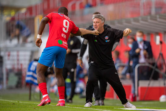 Helsingborgs Alhaji Gero jublar